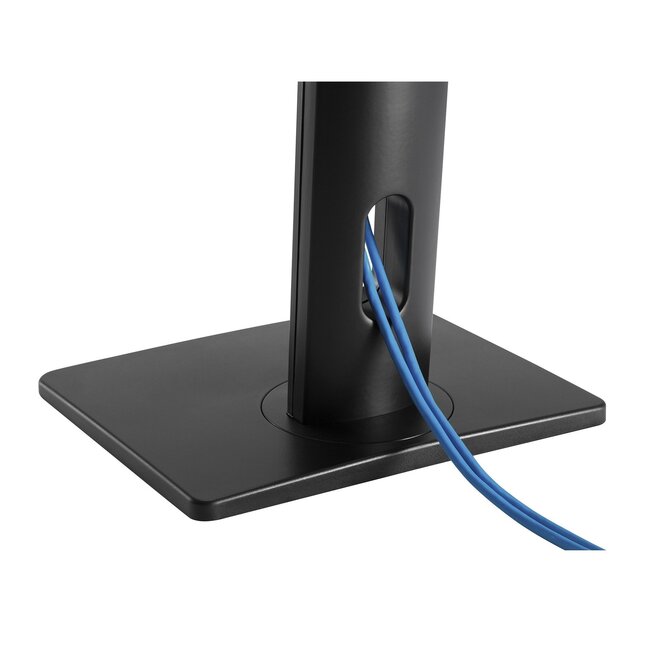 My Wall Monitorständer für 2 Monitore bis 27 Zoll – Crossbar / Full Motion mit Federmechanismus / Schwarz