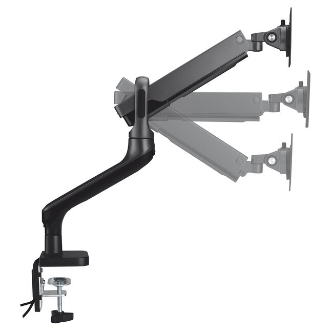 My Wall Monitorhalterung bis 32 Zoll / interaktiv / 2 USB-Anschlüsse / schwarz