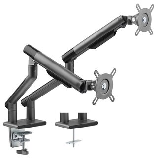 My Wall My Wall Schreibtischhalterung für 2 Monitore bis 32 Zoll / interaktiv / schwarz/silber