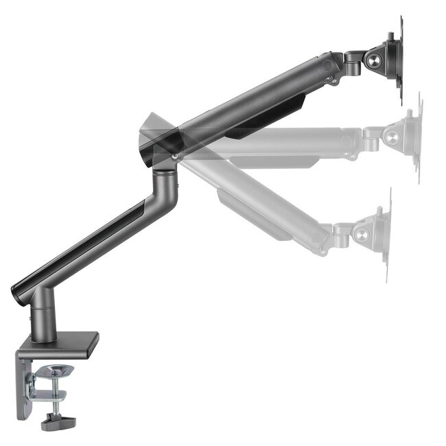 My Wall Schreibtischhalterung für 2 Monitore bis 32 Zoll / interaktiv / schwarz/silber