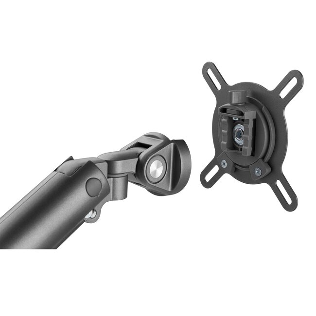 My Wall Schreibtischhalterung für 2 Monitore bis 32 Zoll / interaktiv / schwarz/silber