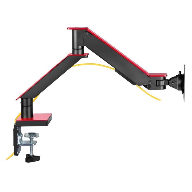 My Wall Monitorhalterung bis 35 Zoll / Interaktiv / 2 USB-Anschlüsse / Schwarz/Rot