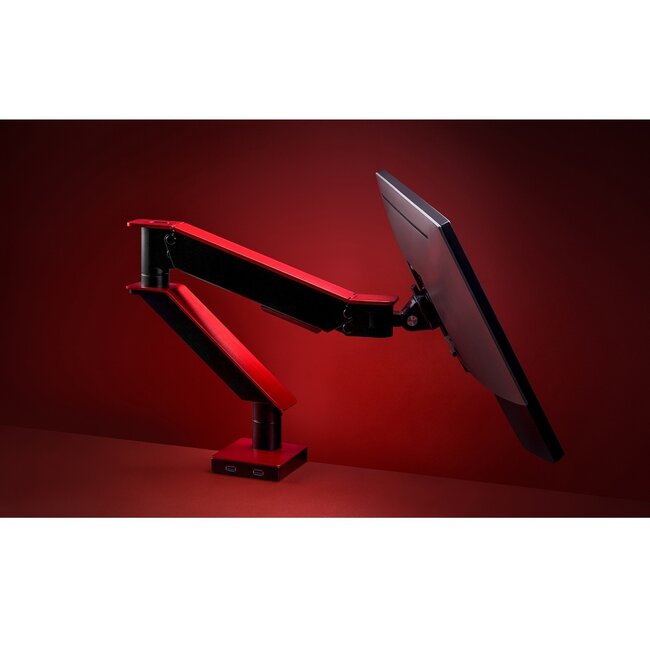 My Wall Monitorhalterung bis 35 Zoll / Interaktiv / 2 USB-Anschlüsse / Schwarz/Rot