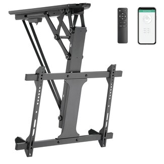 My Wall My Wall Deckenhalterung für Bildschirme bis 70 Zoll / klappbar mit Motor (App & Fernbedienung) / schwarz