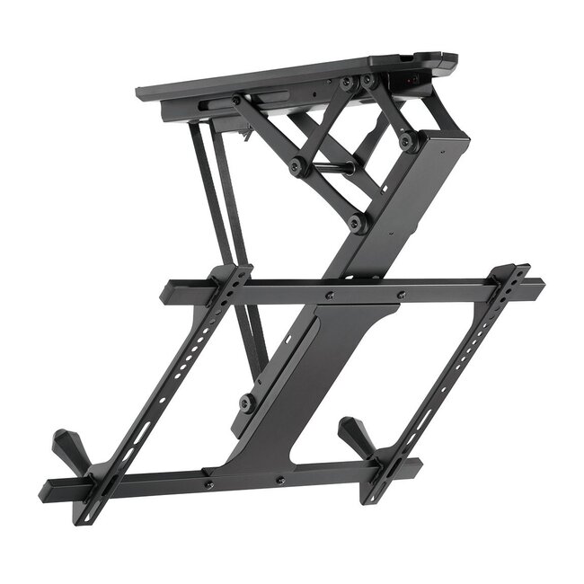 My Wall Deckenhalterung für Bildschirme bis 70 Zoll / klappbar mit Motor (App & Fernbedienung) / schwarz
