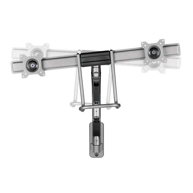 My Wall Wandhalterung für 2 Monitore bis 32 Zoll - Crossbar / Interaktiv / Grau