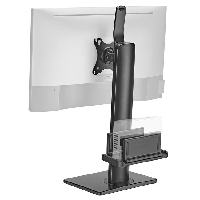 My Wall Monitorständer bis 32 Zoll & Mini-PC / Full Motion mit Federmechanismus / Schwarz