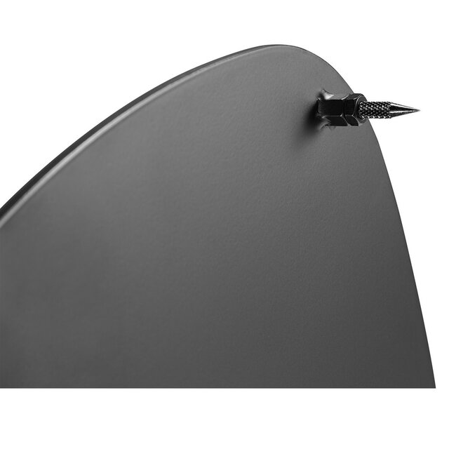 My Wall Extra Class Lautsprecherständer Set / Schwarz/Holz