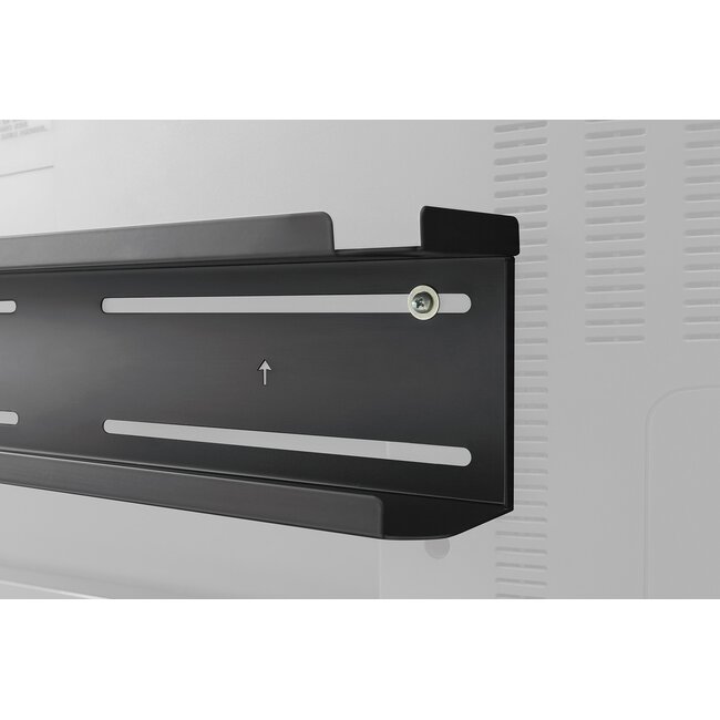 My Wall Multifunktionsregale für oben, unten oder hinter Bildschirmen / Schwarz