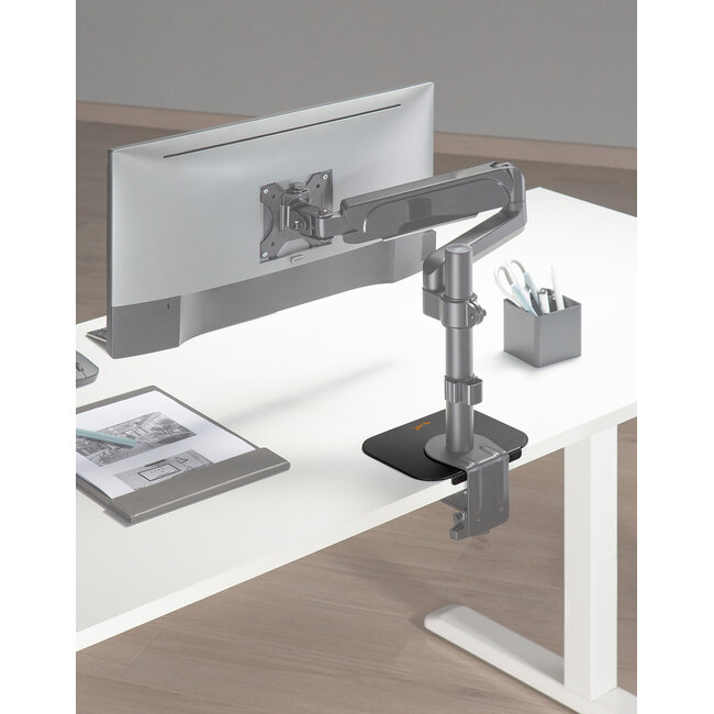 My Wall Schreibtischschutz für Tischhalterungen / Schwarz