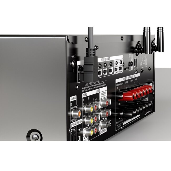 HDMI-Kabel 90° Winkel nach oben HDMI 2.0 (4K 60Hz HDR) Schwarz 0,5 m