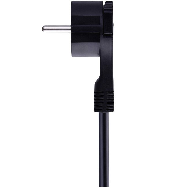 Steckdosenleiste 5-fach mit Schalter und Magnetbefestigung, 1,5 m, schwarz