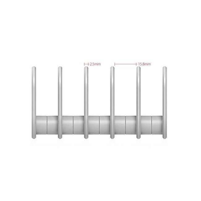 Orico Halterung für 5 Tablets und Smartphones / Silber