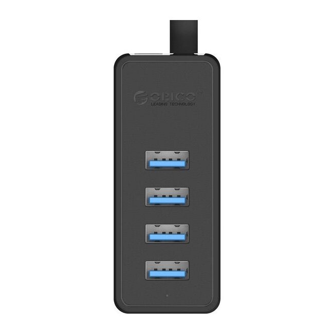 Orico USB 3.0 Hub 4 Ports - Bus-powered, Schwarz - 1 Meter