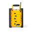 Nedis wasserdichter Bluetooth Baustellenradio mit FM und AUX - 15W / IPX5 / Gelb