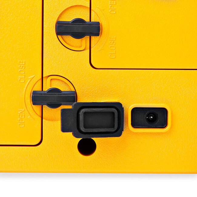Nedis wasserdichter Bluetooth Baustellenradio mit FM und AUX - 15W / IPX5 / Gelb
