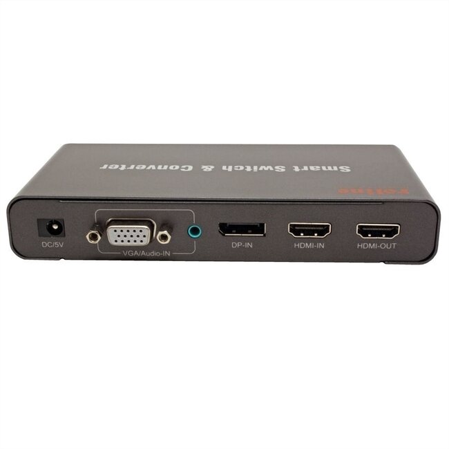 Roline HDMI Multikonverter Schalter mit Fernbedienung - Version 2.0 (4K 60Hz HDR)
