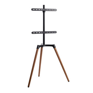 Nedis Nedis Premium Bodenständer im Staffelei-Design für Bildschirme bis 65 Zoll / drehbar / schwarz/braun