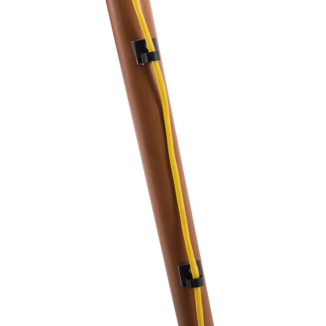 Nedis Premium Bodenständer im Staffelei-Design für Bildschirme bis 65 Zoll / drehbar / schwarz/braun