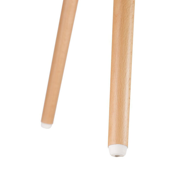 Nedis Premium Bodenständer im Staffelei-Design für Bildschirme bis 65 Zoll / drehbar / weiß/braun