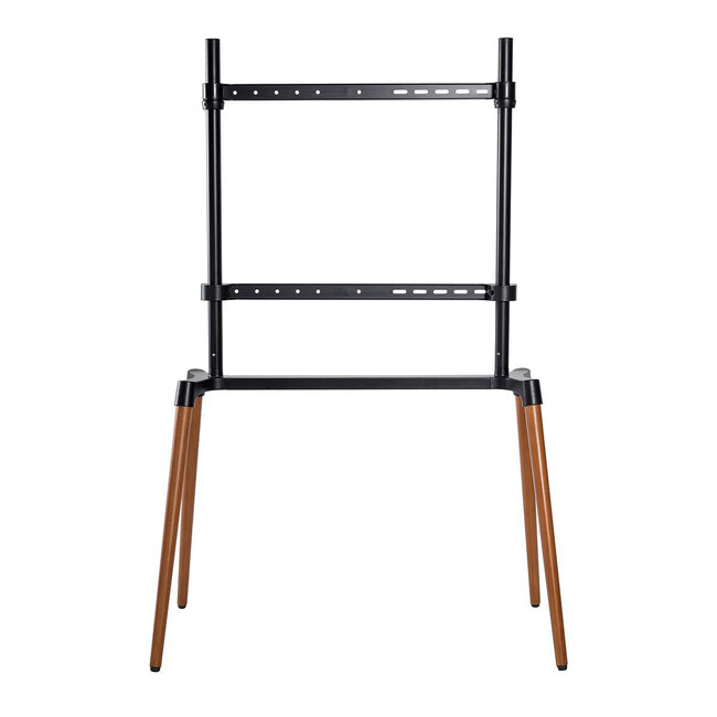 Nedis Premium Bodenständer im Staffelei-Design für Bildschirme bis 75 Zoll, fest, schwarz/braun