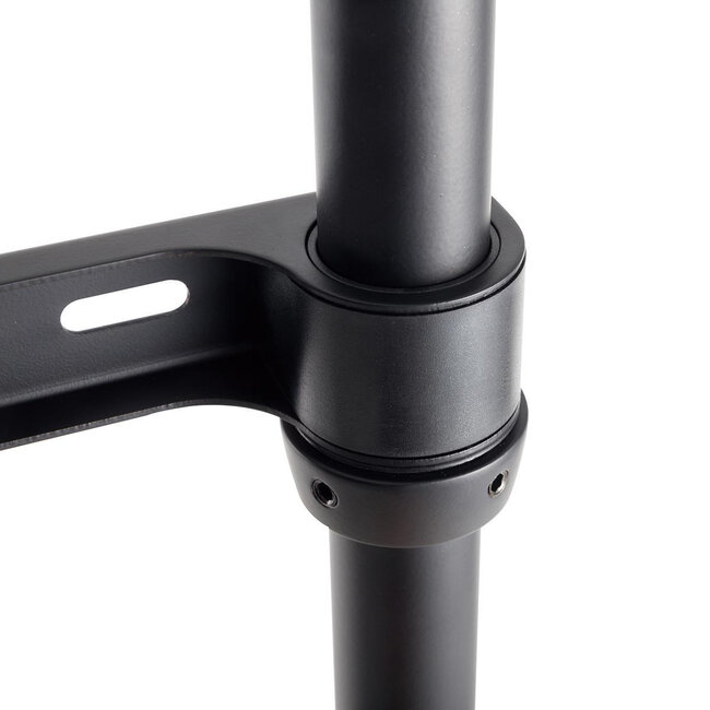 Nedis Premium Bodenständer im Staffelei-Design für Bildschirme bis 75 Zoll, fest, schwarz/braun