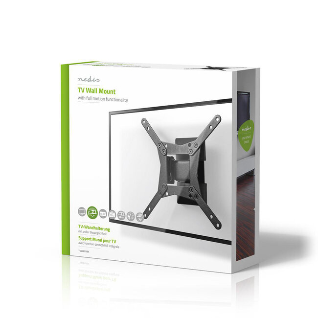 Nedis Wandhalterung für Bildschirme bis 32 Zoll / Full Motion (1 Drehpunkt)