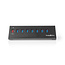 Nedis USB 3.0 Hub 8 Ports mit Quick Charge 3.0, 12V Netzteil, 1m, Schwarz