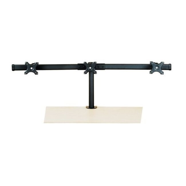 Value Premium 3-Monitorhalterung bis 27 Zoll / drehbar / schwarz