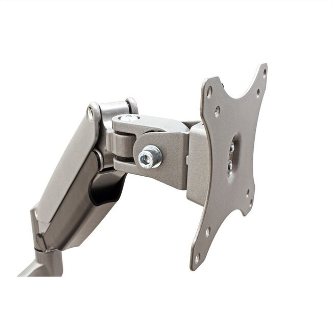 Value Premium Schreibtischhalterung für 2 Monitore bis 27 Zoll / Interaktiv / Silber