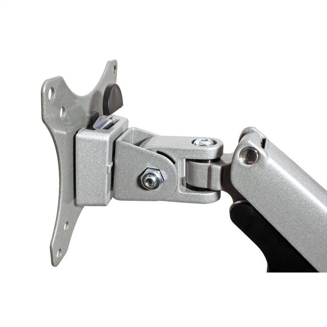 Value Premium Schreibtischhalterung für 2 Monitore bis 27 Zoll / Interaktiv / Silber