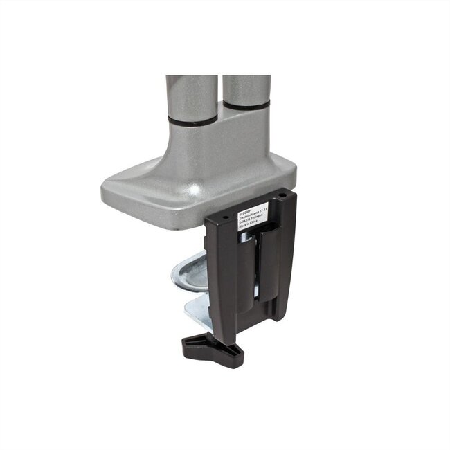 Value Premium Schreibtischhalterung für 2 Monitore bis 27 Zoll / Interaktiv / Silber