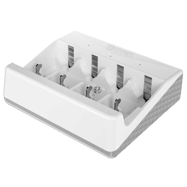 Varta Easy Universal Ladegerät für AA/AAA/C/D/E Batterien, Weiß