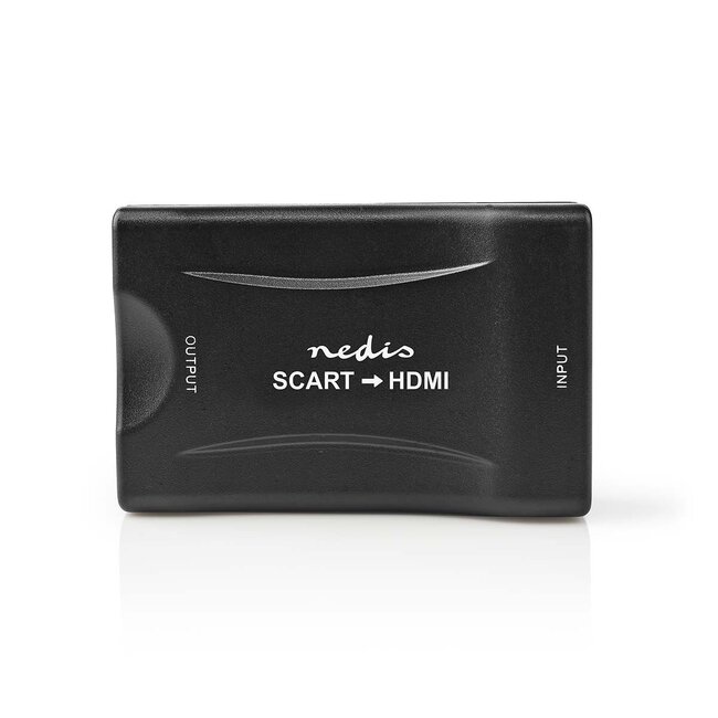 Nedis SCART-zu-HDMI Konverter – USB-Stromversorgung / Schwarz