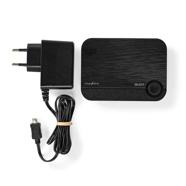 Nedis HDMI 2x1 Umschalter 2x HDMI + 1x USB-C auf 1x HDMI 4K60Hz HDR schwarz