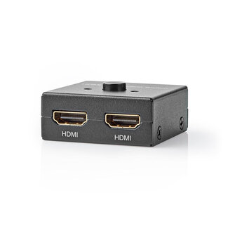 Nedis Nedis HDMI Umschalter 2-in-1 / 1-in-2 HDMI 2.0 (4K 60Hz HDR) Schwarz