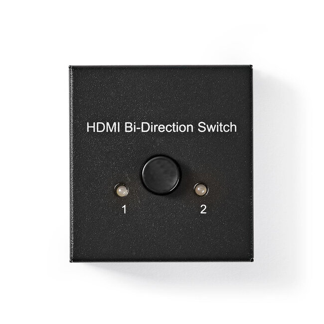 Nedis HDMI Umschalter 2-in-1 / 1-in-2 HDMI 2.0 (4K 60Hz HDR) Schwarz