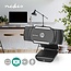 Nedis USB Webcam mit Mikrofon und Klemme/Ständer - 2K Quad HD - Schwarz - 1,5 m