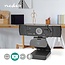 Nedis USB Webcam mit Mikrofon und Klemme/Standfuß - 4K Ultra HD / Schwarz - 1,4 m