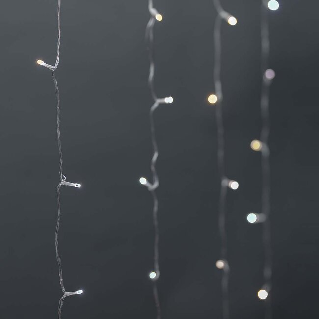 Nedis SmartLife Wi-Fi LED-Lichtvorhang 10x3m - 200 LEDs, Warm- bis Kaltweiß