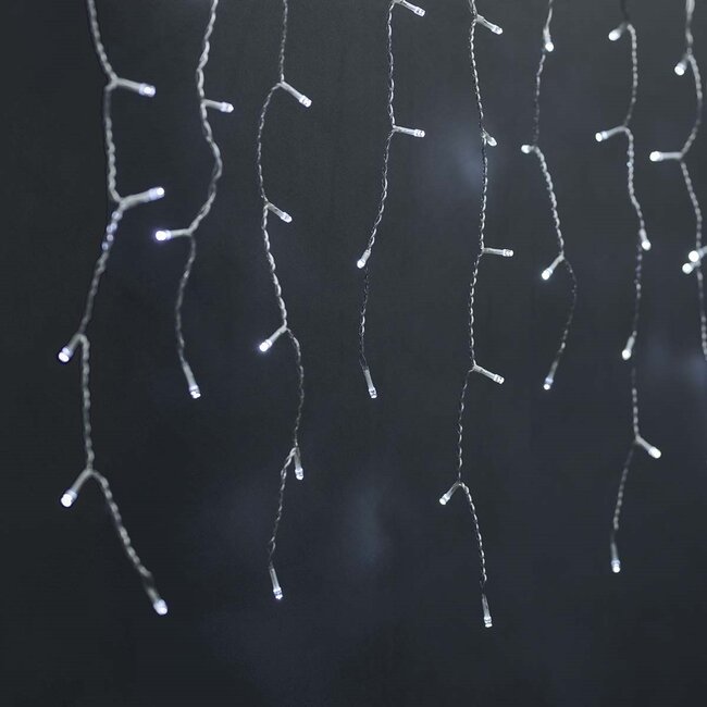 Nedis SmartLife Wi-Fi LED-Eiszapfenvorhang - 80x 0,4m/0,6m - 400 LEDs / kaltweiß