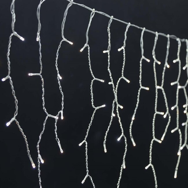 Nedis SmartLife Wi-Fi LED-Eiszapfenvorhang - 80x 0,4m/0,6m - 400 LEDs / kaltweiß