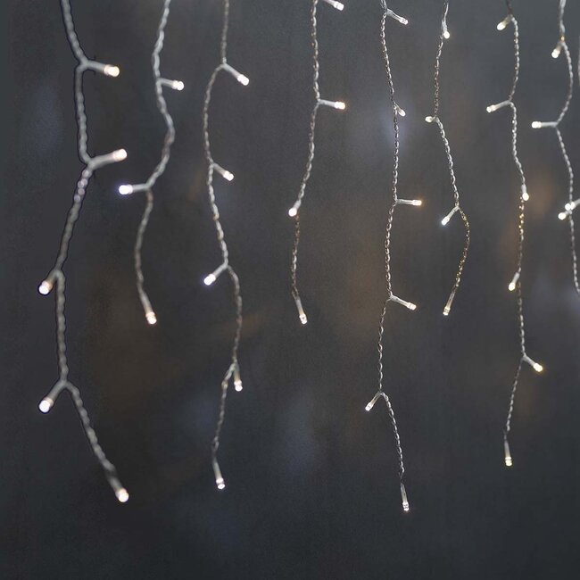 Nedis SmartLife Wi-Fi LED-Eiszapfenvorhang - 48x 0,4m/0,6m - 240 LEDs / Warm- bis Kaltweiß