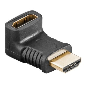 Goobay Winkel HDMI-Adapter nach oben | HDMI 2.0 (4K 60Hz + HDR)