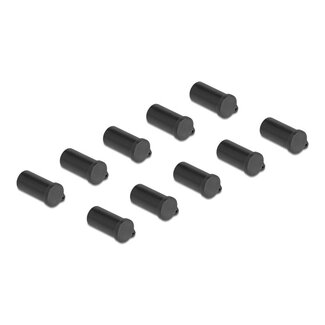 DeLOCK Delock Staubschutzkappe für MC4 - DL4 Buchse 10 Stück schwarz