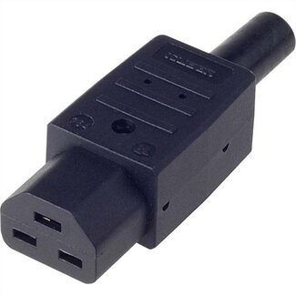 Bachmann BACHMANN Gerätestecker IEC320 C21 16A/250VAC, schwarz