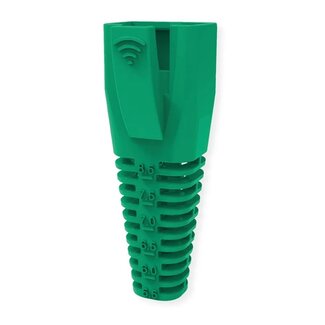 Roline RJ45 Netzsteckergehäuse | Kabel 5,5-8,5mm | 10 Stück | Grün