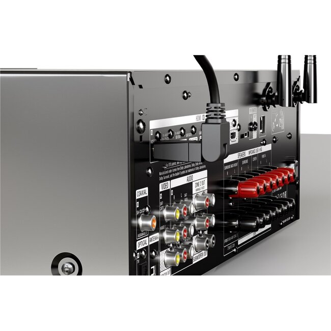 HDMI-Kabel 3m | 360° drehbar | HDMI 2.0 | 4K 60Hz + HDR | Schwarz