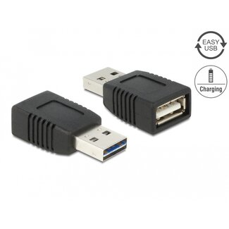 DeLOCK Delock Adapter EASY USB 2.0-A Stecker auf USB 2.0-A Buchse nur Laden