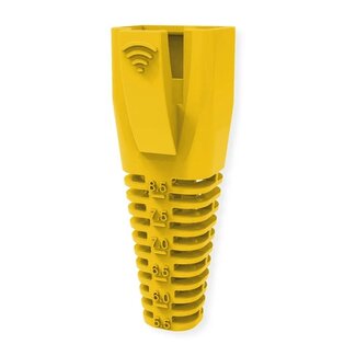 Roline RJ45 Netzsteckergehäuse | Kabel 5,5-8,5mm | 10 Stück | Gelb